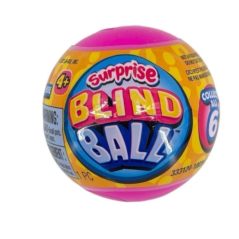 JA-RU Surprise Blind Ball Mystery Toy Capsule, Collect All 6, Ages 4+
